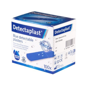 Detectaplast - Pansements Bleus Détectables - 25x72mm par 100 unités